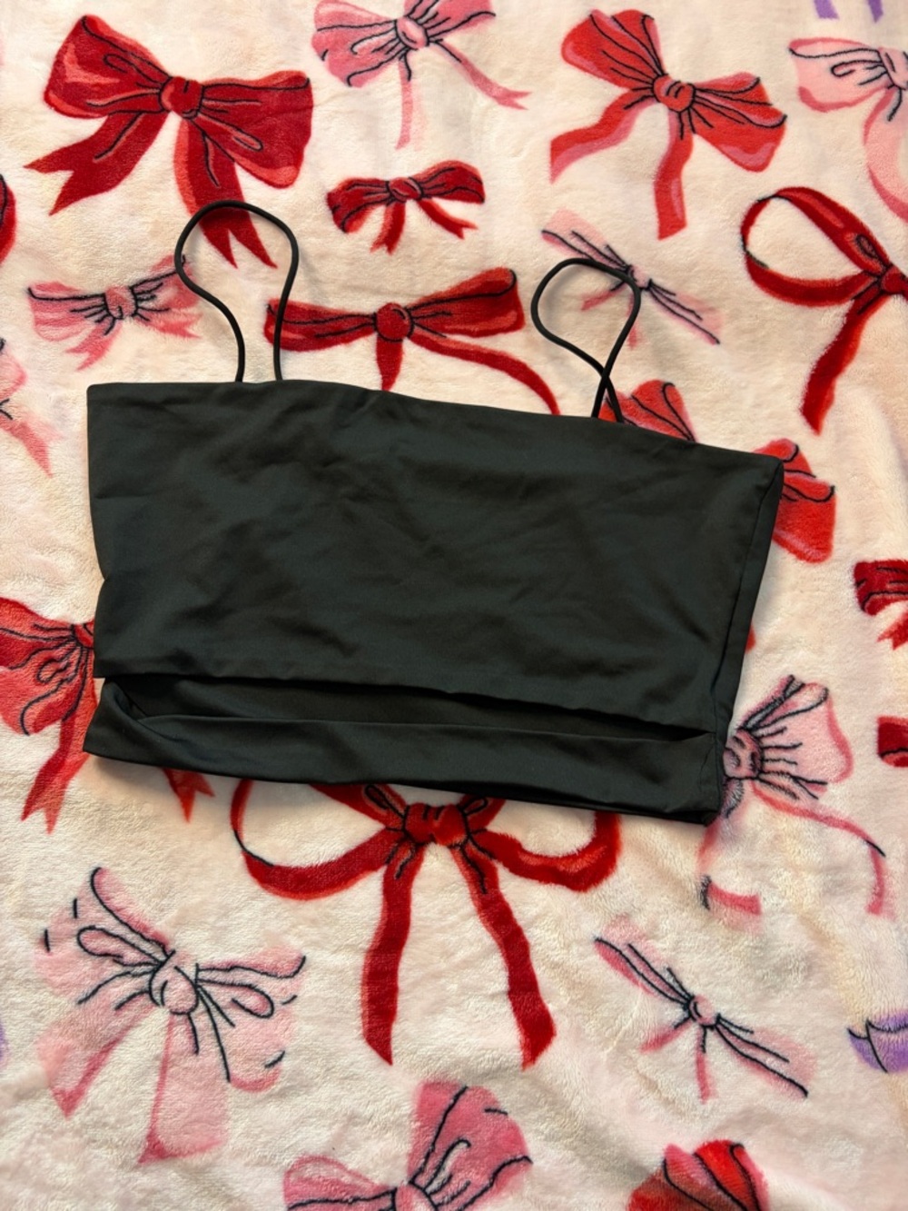 SHEIN Black Stretch Fabric Top